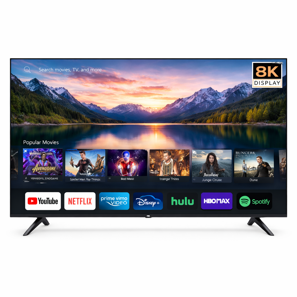 NovaLux AetherView 85" 8K Smart TV