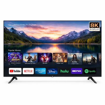 NovaLux AetherView 85" 8K Smart TV
